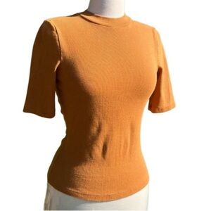 MAEVE ANTHROPOLOGIE Women's mustard orange Top